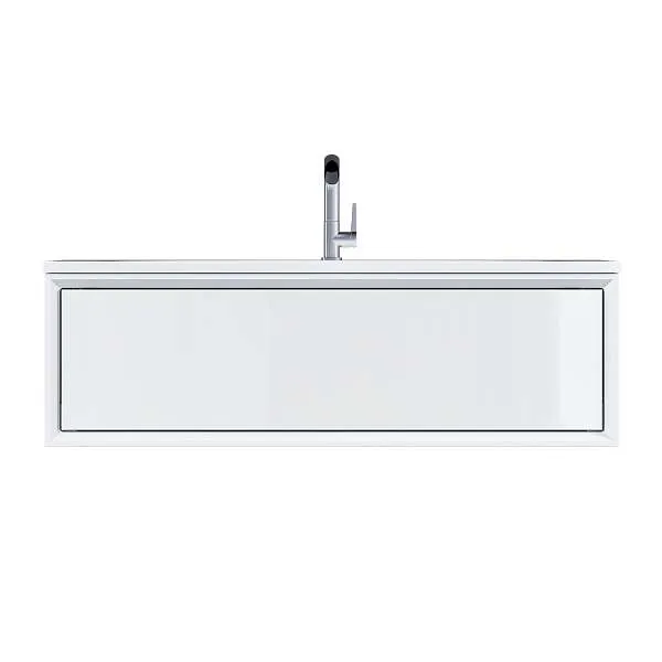 Тумба под раковину МИЛАККО/Milacco 100П (994х300х476) 1я белый (верх)