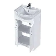 Тумба Уют 60Н 2д. Белая