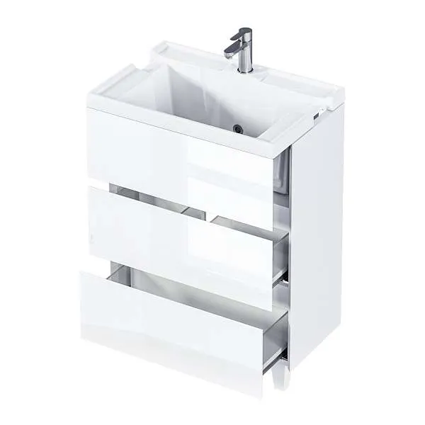 Тумба с раковиной МОДУЛЬ М/Bumble 60Н 2я