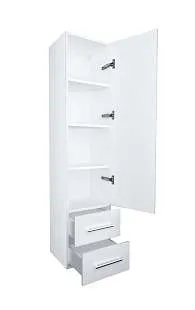 Пенал Соната 35П 1д.2в.я. белый глянец R