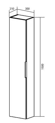 Пенал ЛИНА/Lina 30П 1д. зеркальный