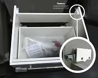 Тумба под раковину Соната 75П 2в.я. белый глянец