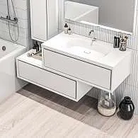 Тумба Milacco 100П 1в.я. Pure White (низ)