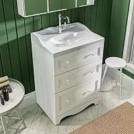 Тумба с раковиной Avanti 60Н 3в.я. Белый глянец