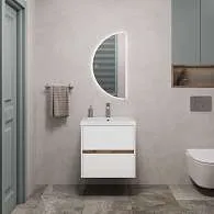 Зеркало PICO (400х800х29) полукруг подсветка/сенсор