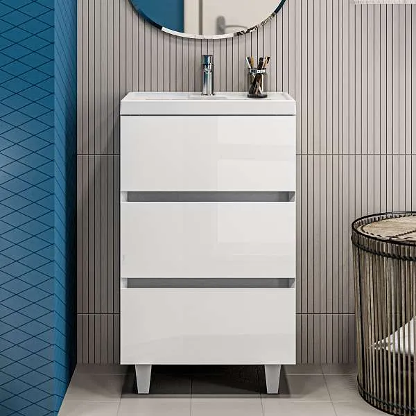 Тумба с раковиной МОДУЛЬ М/Bumble 50Н 2я