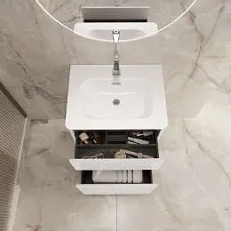 Тумба под раковину Mona 70Н (700х870х453) 2я белый