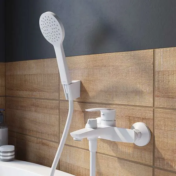 Смеситель для ванны IDDIS Ray белый RAYWT02i02