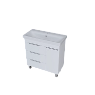 Тумба под раковину ГАУЛА/Gaula 80Н 3я 1д белый