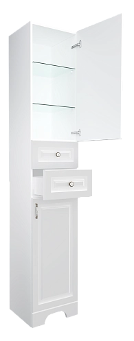 Пенал Прованс 35Н 2д.2в.я. белый глянец