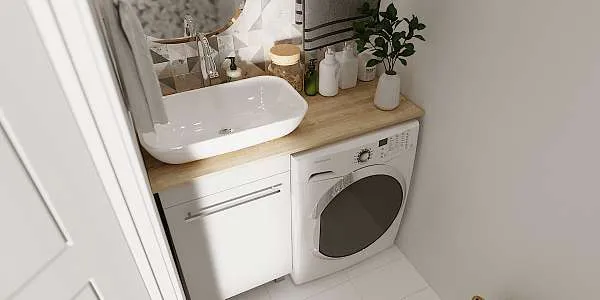 Столешница под стир.машину ВИСТА/Wash 110 L дуб сонома