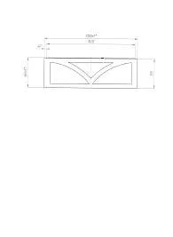 Панель ЭЛЕГАНТ/ELEGANCE/КЛАССИК/МОДЕРН 1700 фронт рельеф