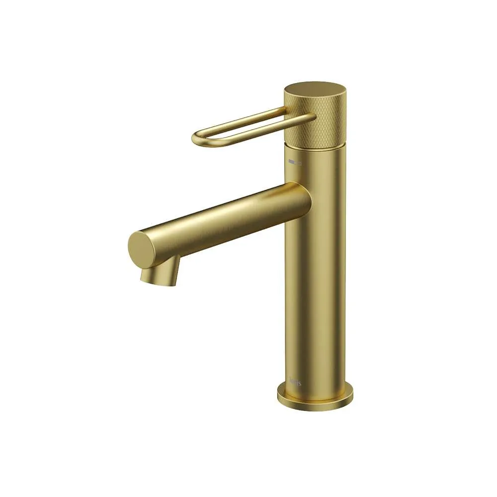 Смеситель для раковины IDDIS Дюна матовое золото DUNMG00i01