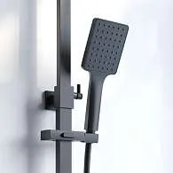 Душевая система IDDIS Bild с изливом черный BILBL1Fi06