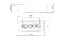 Ванна Poseidon Victoria 170x70