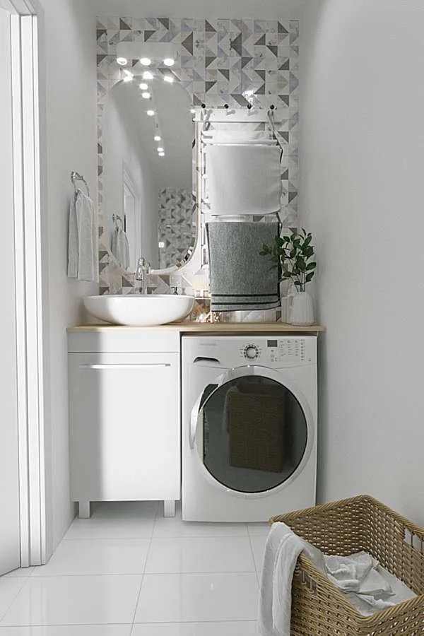 Столешница под стир.машину ВИСТА/Wash 110 L дуб сонома