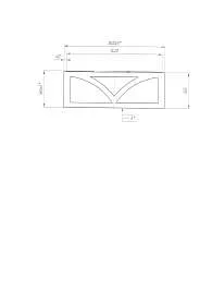 Панель ЭЛЕГАНТ/ELEGANCE/КЛАССИК/МОДЕРН 1500 фронт рельеф