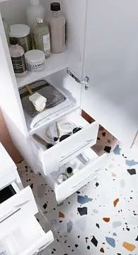 Пенал Соната 35П 1д.2в.я. белый глянец R