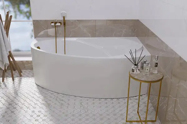 Ванна ДЖУЛИАННА/JULIANNA 1500х900 R МГ