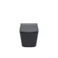 Унитаз подвесной IDDIS Bild безободковый черный матовый BILR2BMi25