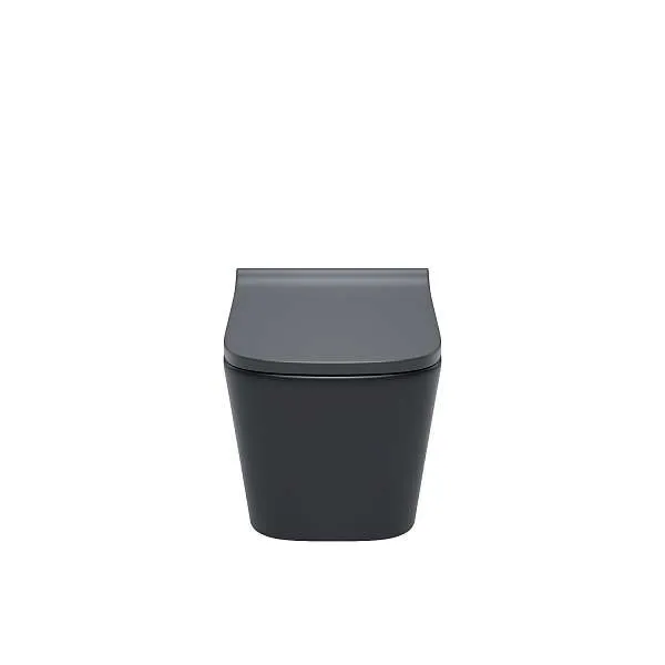 Унитаз подвесной IDDIS Bild безободковый черный матовый BILR2BMi25