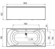Ванна ЭСМА/ESMA 1900х900 МГ