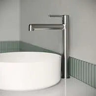 Cмеситель для раковины IDDIS Aiger высокий хром матовый AIGBC01i01