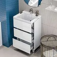 Тумба с раковиной МОДУЛЬ М/Bumble 60Н 2я