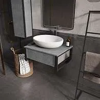 Тумба ГРАНЖ ЛОФТ/GRUNGE LOFT 60П 1в.я бетон лофт