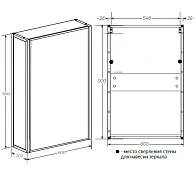 Зеркало-шкаф GRUNGE LOFT 60П 1д