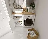 Столешница под стир.машину ВИСТА/Wash 110 L дуб сонома