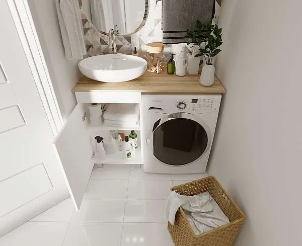 Столешница под стир.машину ВИСТА/Wash 110 L дуб сонома