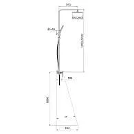 Душевая система IDDIS Bild с изливом BILSB1Fi06