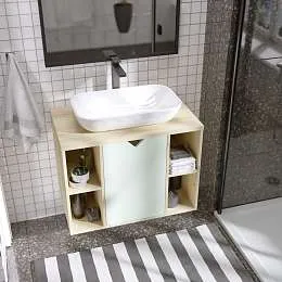 Тумба ДЕЛЬТА/Delta 80П 1Д Мята софт