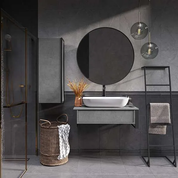 Тумба ГРАНЖ ЛОФТ/GRUNGE LOFT 80П 1в.я бетон лофт