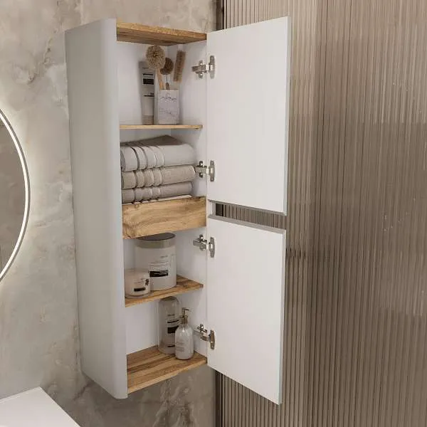 Пенал Mona 40П (400х1100х250) 2д агатовый серый