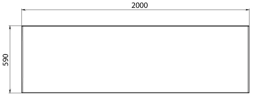 Панель ФЛЭТ/FLAT 2000 фронт МГ