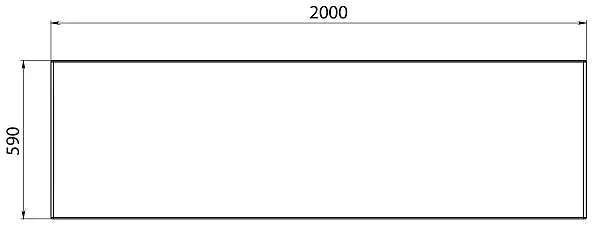 Панель ФЛЭТ/FLAT 2000 фронт МГ