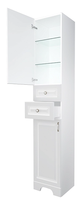 Пенал Прованс 35Н 2д.2в.я. белый глянец