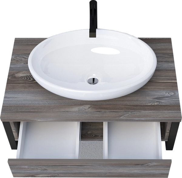 Тумба со столешницей GRUNGE LOFT 80П 1в.я Дуб Намибия