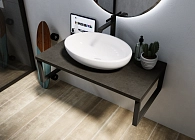 Столешница ГРАНЖ ЛОФТ/GRUNGE LOFT 90 бетон темно-серый