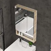 Зеркало-шкаф Mira 60 Дуб Сонома