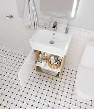 Тумба под раковину ТЕРА/Tera 55Н 1д. дуб сонома