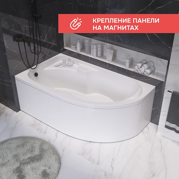 Ванна "DIANA" 170x90 L Комплект Премиум