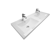 Раковина Duo 120 Polytitan