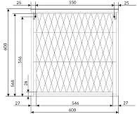 Тумба со столешницей ЭСТЕЛЬ/Estel 60П 1я белый