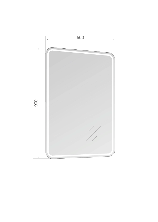 Зеркало МОДЕРН/Modern 60