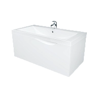 Тумба под раковину Этюд 90П 1в.я. белый глянец