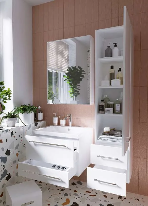 Пенал Соната 35П 1д.2в.я. белый глянец R