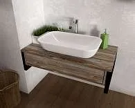 Тумба со столешницей GRUNGE LOFT 80П 1в.я Дуб Намибия